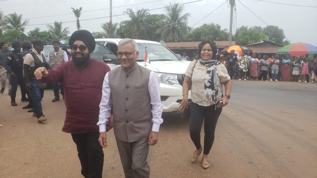 Jeety Welcomes Amb. Wife in Margibi County